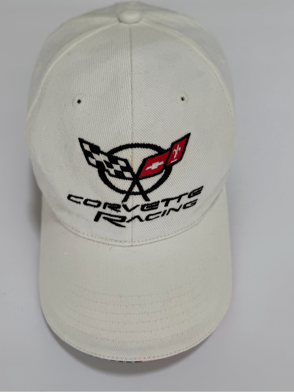 Corvette Racing White Logo Baseball Cap